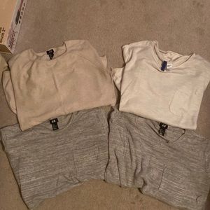 Men’s Raw Edge H&M Sweater Bundle